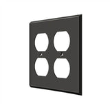 Deltana - Switch Plate, Quadruple Outlet - Oil-rubbed Bronze