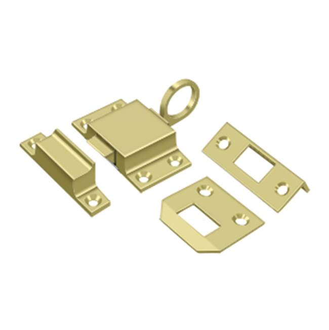 Deltana - Transom Catch - Polished Brass