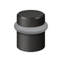 Deltana - Round Universal Floor Bumper 1-1/2'', Solid Brass - Oil-rubbed Bronze