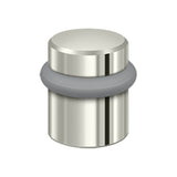 Deltana - Round Universal Floor Bumper 1-1/2'', Solid Brass - Polished Nickel