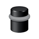 Deltana - Round Universal Floor Bumper 1-1/2'', Solid Brass - Paint Black