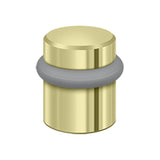 Deltana - Round Universal Floor Bumper 1-1/2'', Solid Brass - Unlacquered Brass