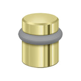 Deltana - Round Universal Floor Bumper 1-1/2'', Solid Brass - Polished Brass