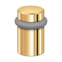 Deltana - Round Universal Floor Bumper 2'', Solid Brass - PVD Polished Brass