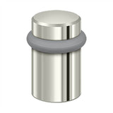 Deltana - Round Universal Floor Bumper 2'', Solid Brass - Polished Nickel