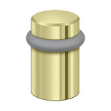 Deltana - Round Universal Floor Bumper 2'', Solid Brass - Unlacquered Brass