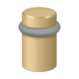Deltana - Round Universal Floor Bumper 2'', Solid Brass - Brushed Brass