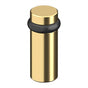 Deltana - ROUND UNIVERSAL FLOOR BUMPER 3'', SOLID BRASS - PVD Polished Brass