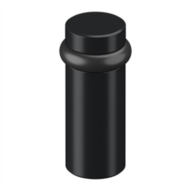 Deltana - ROUND UNIVERSAL FLOOR BUMPER 3'', SOLID BRASS - Paint Black