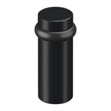 Deltana - ROUND UNIVERSAL FLOOR BUMPER 3'', SOLID BRASS - Paint Black
