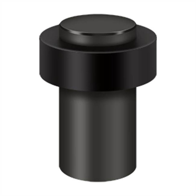 Deltana - Round Universal Floor Bumper 3'', Heavy Duty, Solid Brass - Oil-rubbed Bronze