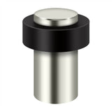 Deltana - Round Universal Floor Bumper 3'', Heavy Duty, Solid Brass - Polished Nickel