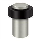 Deltana - Round Universal Floor Bumper 3'', Heavy Duty, Solid Brass - Brushed Nickel
