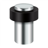 Deltana - Round Universal Floor Bumper 3'', Heavy Duty, Solid Brass - Polished Chrome