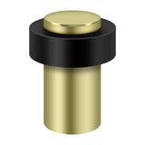 Deltana - Round Universal Floor Bumper 3'', Heavy Duty, Solid Brass - Unlacquered Brass