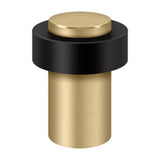 Deltana - Round Universal Floor Bumper 3'', Heavy Duty, Solid Brass - Brushed Brass