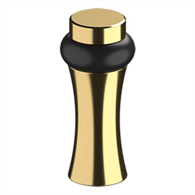 Deltana - ROUND UNIVERSAL FLOOR BUMPER 3-1/2'', DECORATIVE, SOLID BRASS - PVD Polished Brass