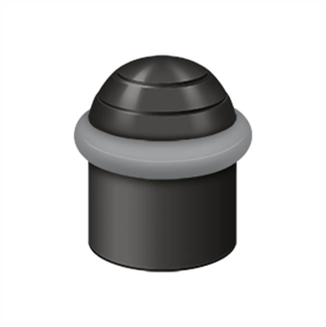 Deltana - Round Universal Floor Bumper Dome Cap 1-5/8'', Solid Brass - Oil-rubbed Bronze