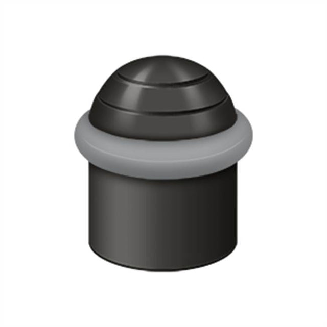 Deltana - Round Universal Floor Bumper Dome Cap 1-5/8'', Solid Brass - Oil-rubbed Bronze