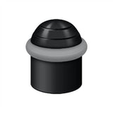 Deltana - Round Universal Floor Bumper Dome Cap 1-5/8'', Solid Brass - Paint Black