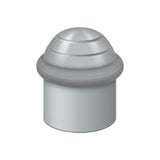 Deltana - Round Universal Floor Bumper Dome Cap 1-5/8'', Solid Brass - Brushed Chrome