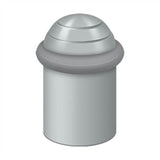 Deltana - Round universal Floor Bumper Dome Cap 2-1/8'', Solid Brass - Brushed Chrome