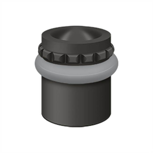 Deltana - Round Universal Floor Bumper Pattern Cap 1-5/8'', Solid Brass - Oil-rubbed Bronze