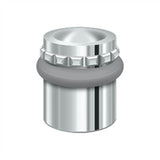 Deltana - Round Universal Floor Bumper Pattern Cap 1-5/8'', Solid Brass - Polished Chrome