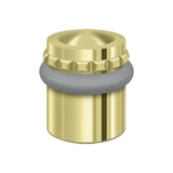 Deltana - Round Universal Floor Bumper Pattern Cap 1-5/8'', Solid Brass - Polished Brass