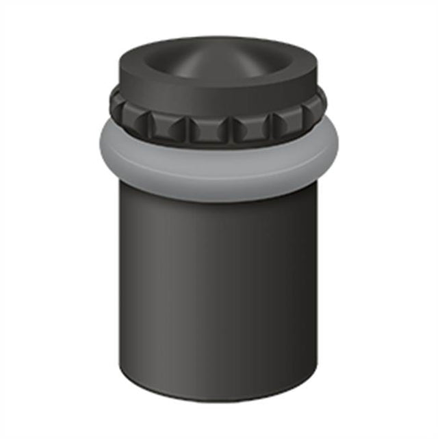 Deltana - Round Universal Floor Bumper Pattern Cap 2-1/8'', Solid Brass - Oil-rubbed Bronze