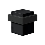 Deltana - Square Universal Floor Bumper 1-3/8'', Solid Brass - Paint Black