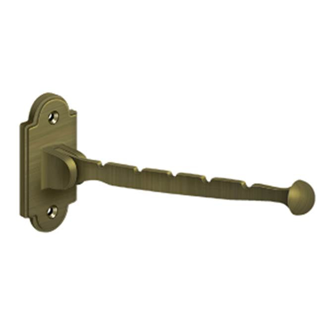 Deltana - Valet Hook, 7'' Projection - Antique Brass