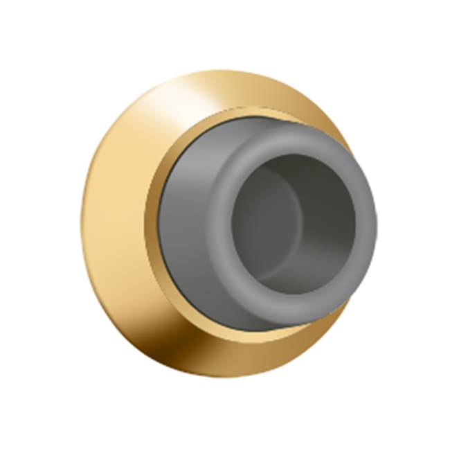 Deltana - Flush Bumper 1-7/8'' Diam. - PVD Polished Brass