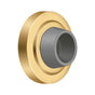 Deltana - Concave Flush Bumper 2-3/8'' Diam. - PVD Polished Brass