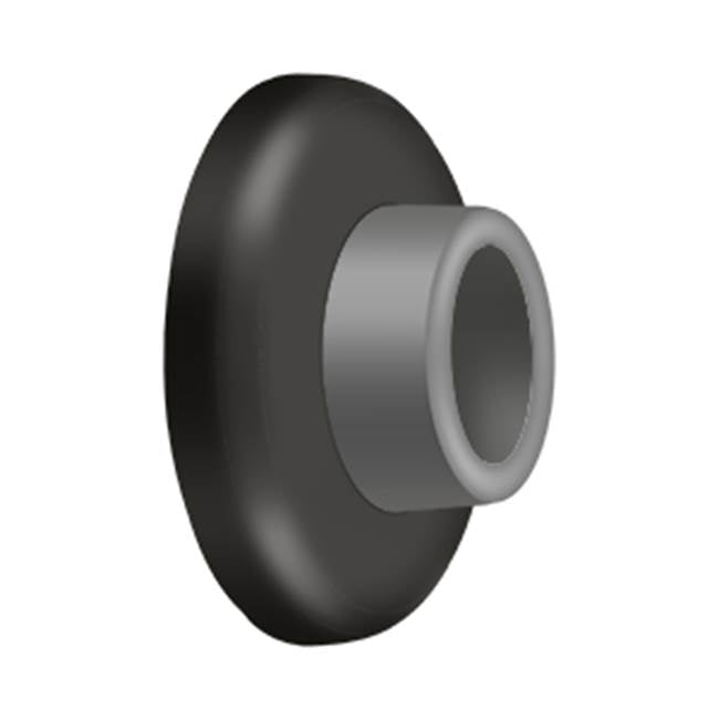 Deltana - Wall Mount Concave Flush Bumper, 2-1/2'' Diam. - Oil-rubbed Bronze