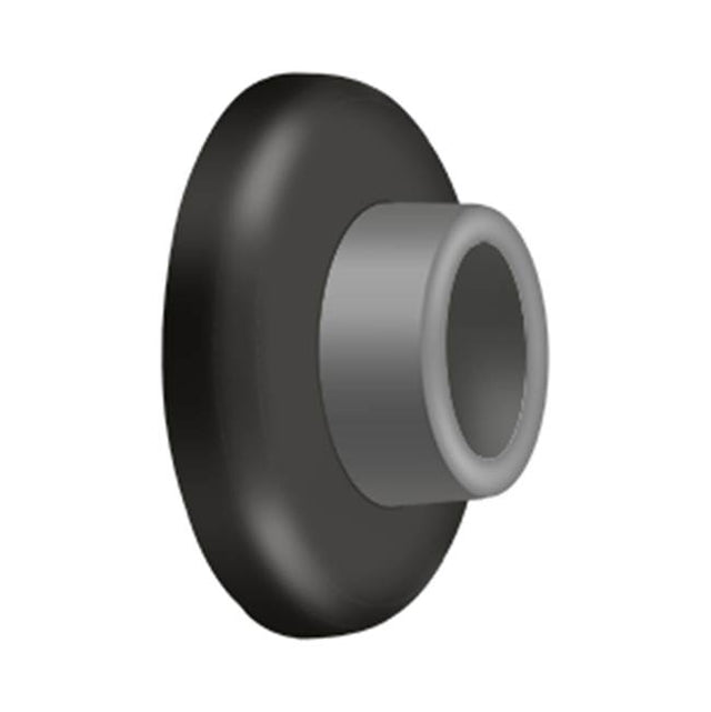 Deltana - Wall Mount Concave Flush Bumper, 2-1/2'' Diam. - Oil-rubbed Bronze