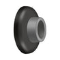 Deltana - Wall Mount Concave Flush Bumper, 2-1/2'' Diam. - Oil-rubbed Bronze
