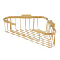 Deltana - Wire Basket, 13-1/4'' x 10-1/4'' Triangular Corner - PVD Polished Brass