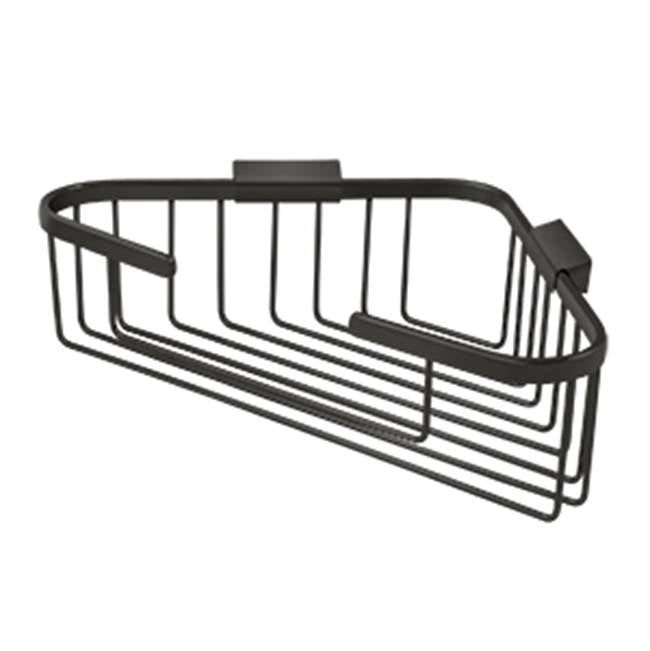 Deltana - Wire Basket, 13-1/4'' x 10-1/4'' Triangular Corner - Oil-rubbed Bronze