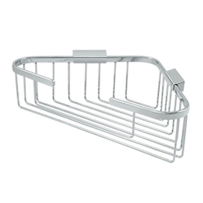 Deltana - Wire Basket, 13-1/4'' x 10-1/4'' Triangular Corner - Polished Chrome