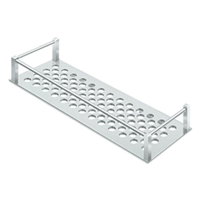 Deltana - Bathroom Basket HD Rectangular 12-1/4'' - Polished Chrome