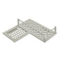 Deltana - Bathroom Basket HD Corner Left 9'' - Brushed Nickel