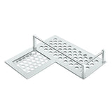 Deltana - Bathroom Basket HD Corner Left 9'' - Polished Chrome