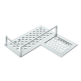 Deltana - Bathroom Basket HD Corner Right 9'' - Polished Chrome