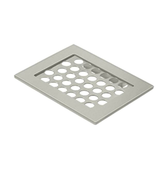 Deltana - Bathroom Basket HD Soap Dish 4-3/8'' x 5-1/2'' - Brushed Nickel
