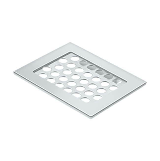 Deltana - Bathroom Basket HD Soap Dish 4-3/8'' x 5-1/2'' - Polished Chrome