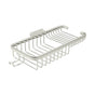 Deltana - Wire Basket 10-3/8'', Rectangular Deep and Shallow, With Hook - Polished Nickel