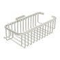 Deltana - Wire Basket 10-3/8'', Deep, Rectangular with Hook - Polished Nickel