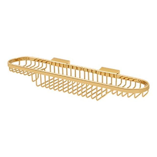 Deltana - Wire Basket, 18'' Combo - PVD Polished Brass