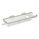 Deltana - Wire Basket 17-3/4'', Rectangular Deep - Brushed Nickel